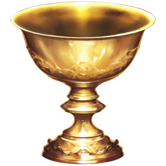 Copa dorada del Santo Grial, imagen de la campaña